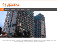 Tablet Screenshot of flexseal-indonesia.com